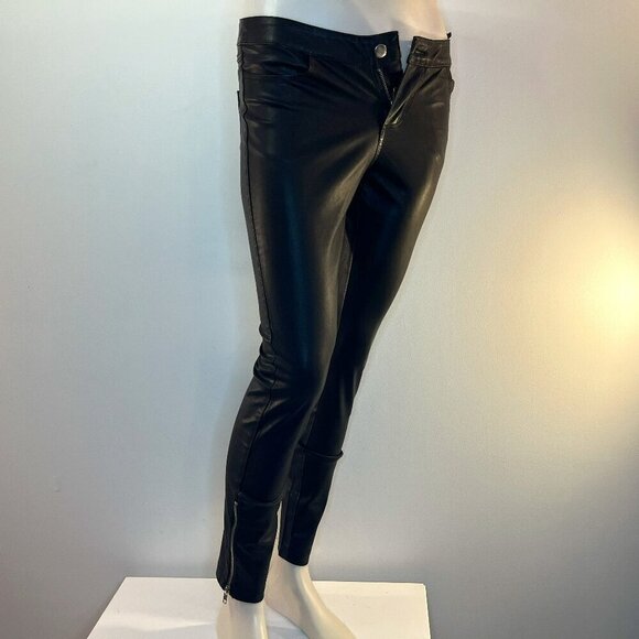 VERO MODA Women's Selena Ray Ankle Zip Polyurethane Pant - EU 34 US 4 - NWT $69 - Picture 1 of 6